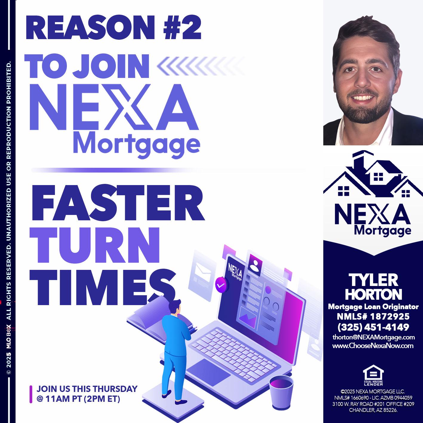 REASON 2 - Tyler Horton -Mortgage Loan Originator