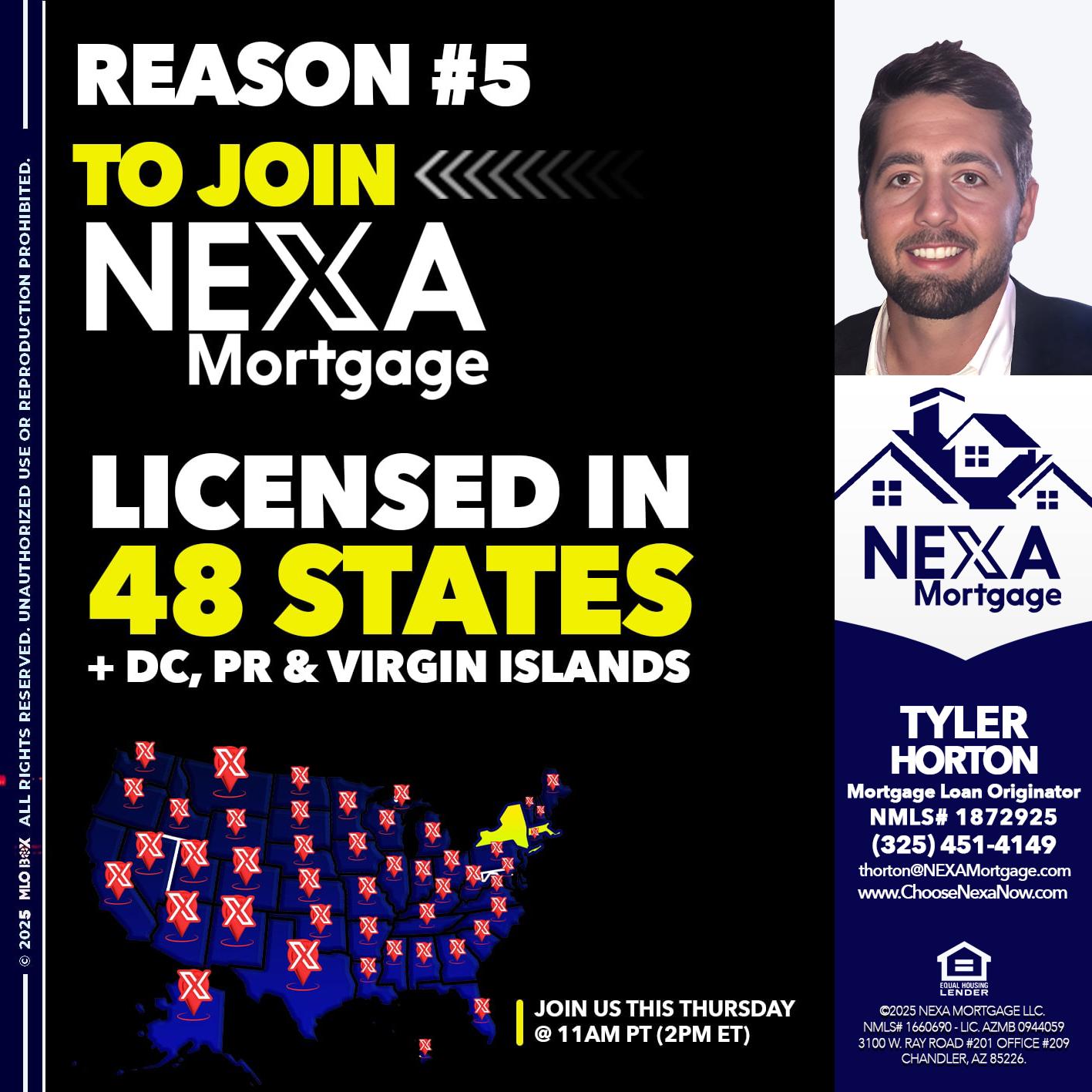 REASON 5 - Tyler Horton -Mortgage Loan Originator