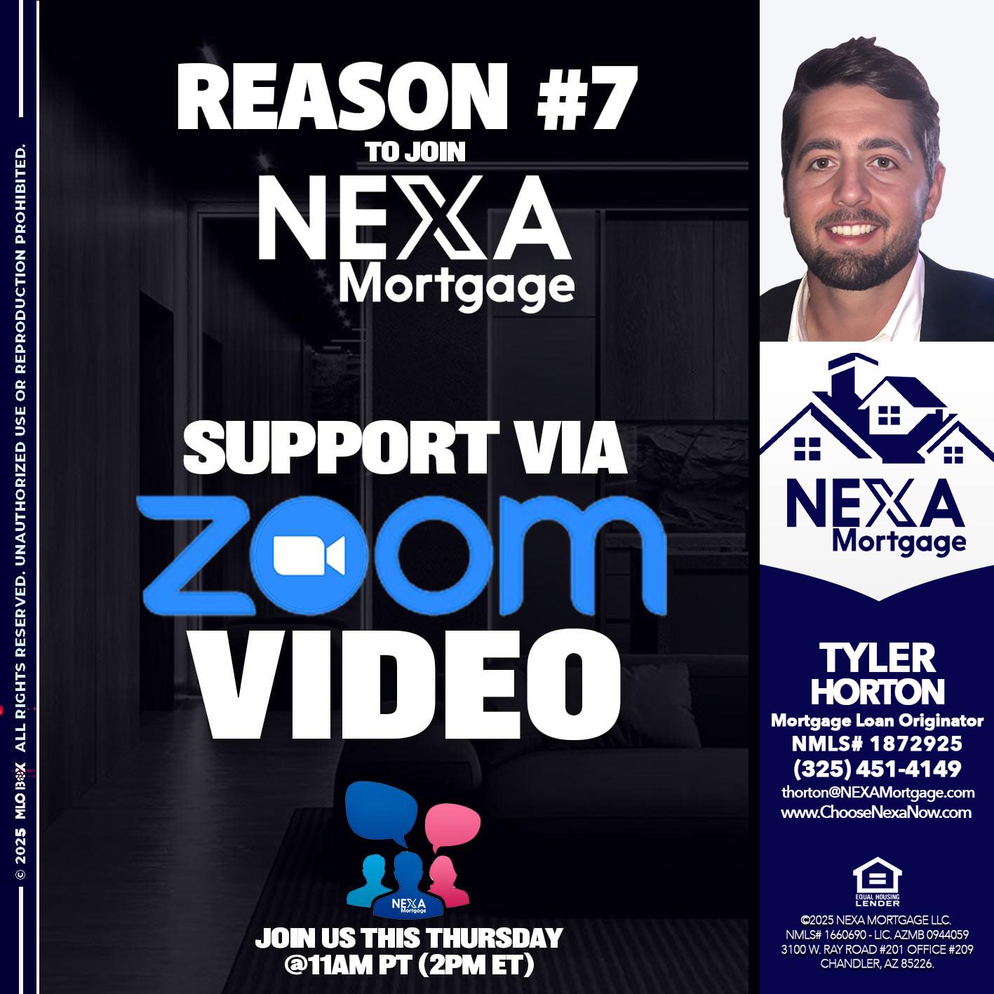 REASON 7 - Tyler Horton -Mortgage Loan Originator