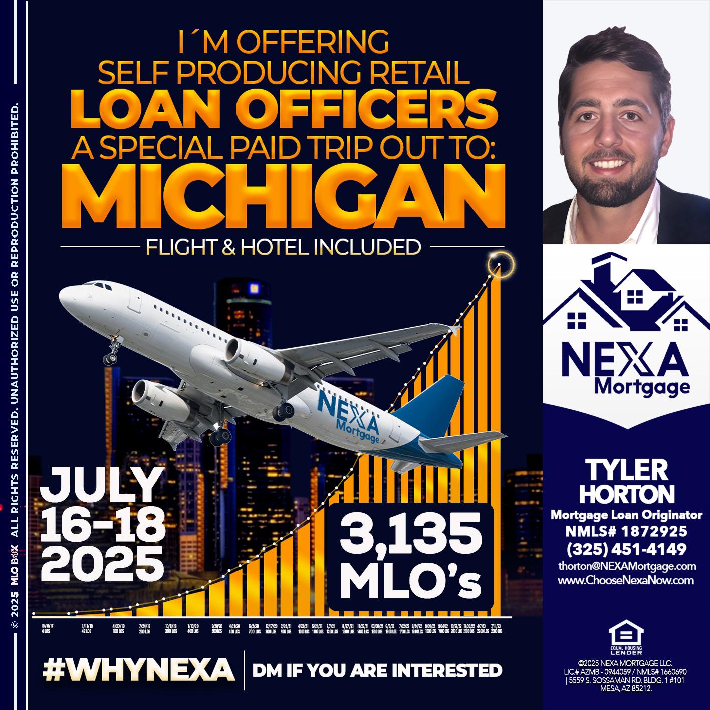 MICHIGAN TRIP - Tyler Horton -Mortgage Loan Originator