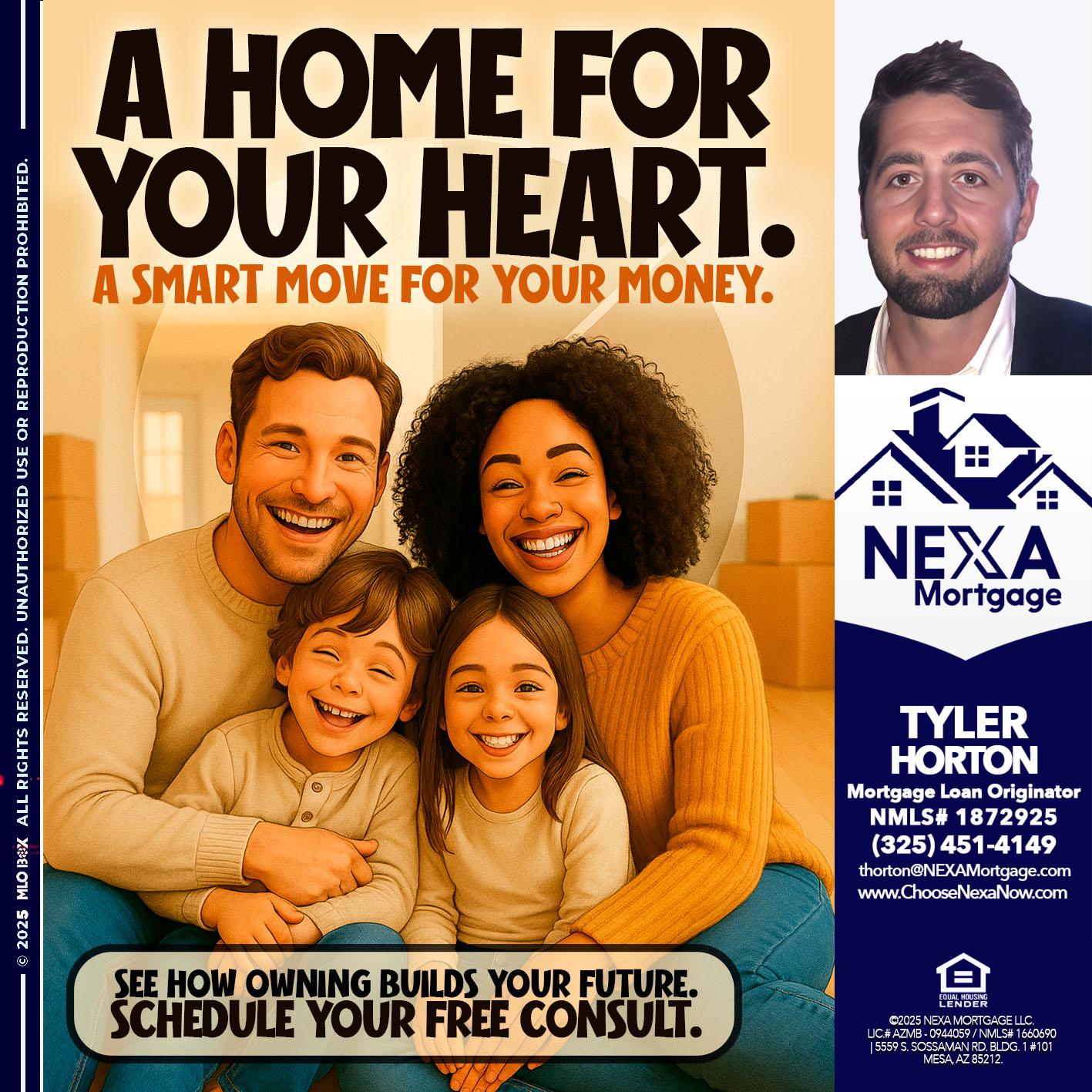 A HOME FOR - Tyler Horton -Mortgage Loan Originator