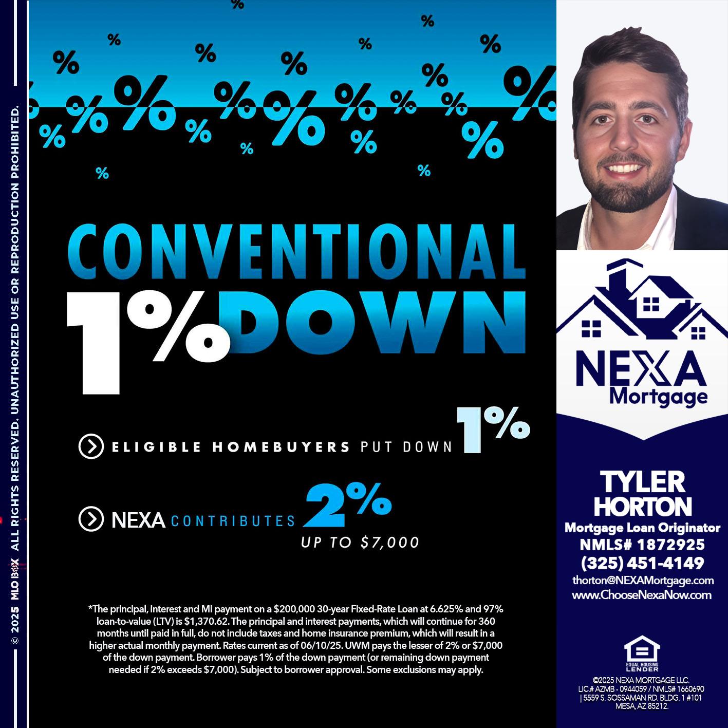 conventional - Tyler Horton -Mortgage Loan Originator