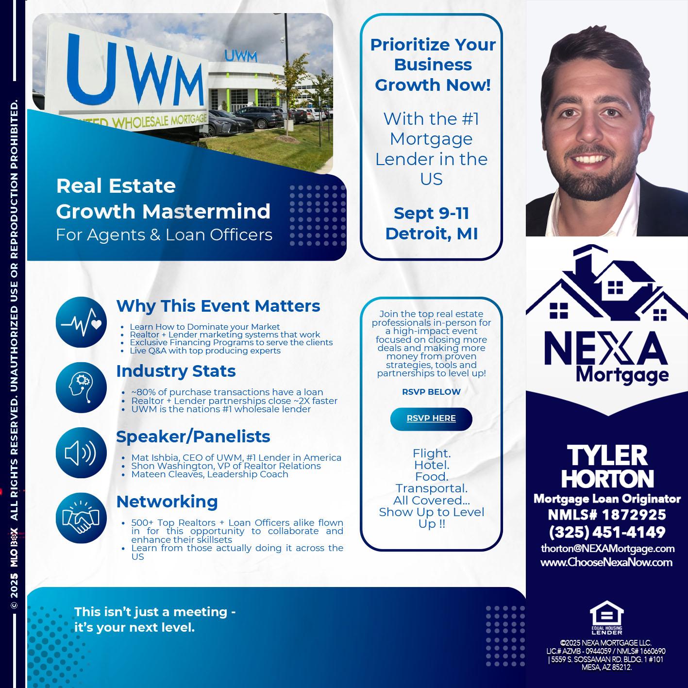 DETROIT TRIP - Tyler Horton -Mortgage Loan Originator