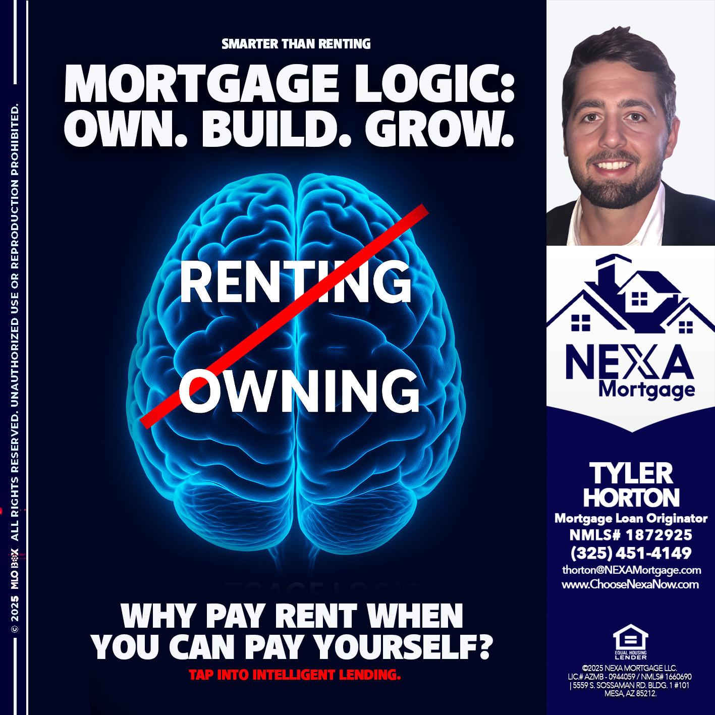 mortgage logic - Tyler Horton -Mortgage Loan Originator