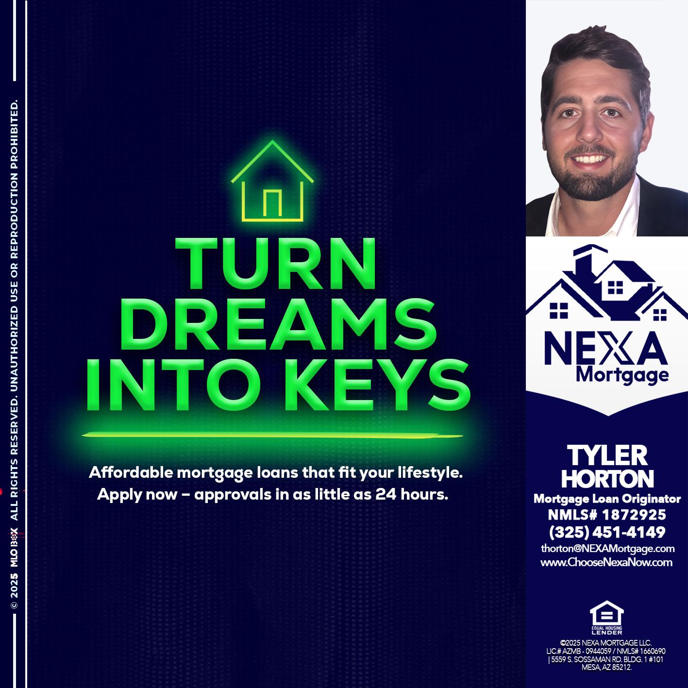turn dreams - Tyler Horton -Mortgage Loan Originator