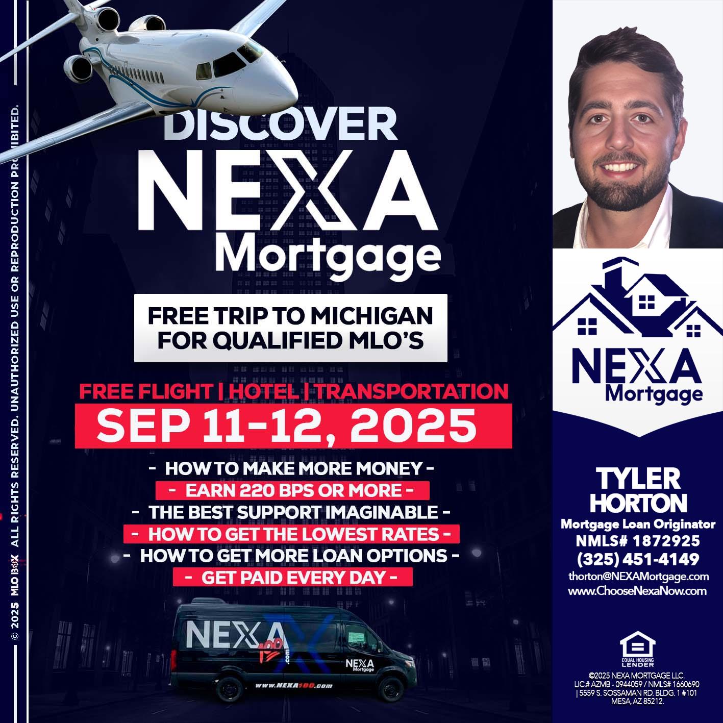 DISCOVER NEXA MORTGAGE - Tyler Horton -Mortgage Loan Originator