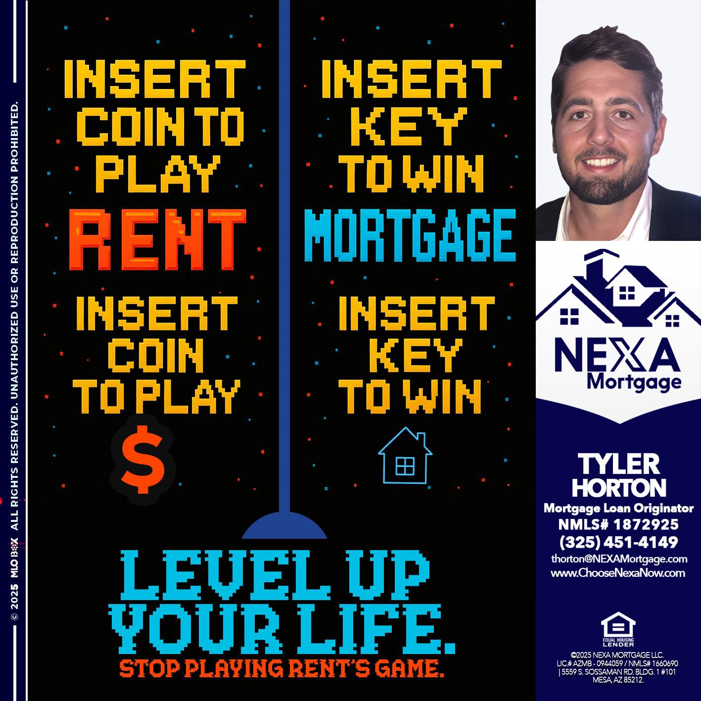 INSERT COIN - Tyler Horton -Mortgage Loan Originator