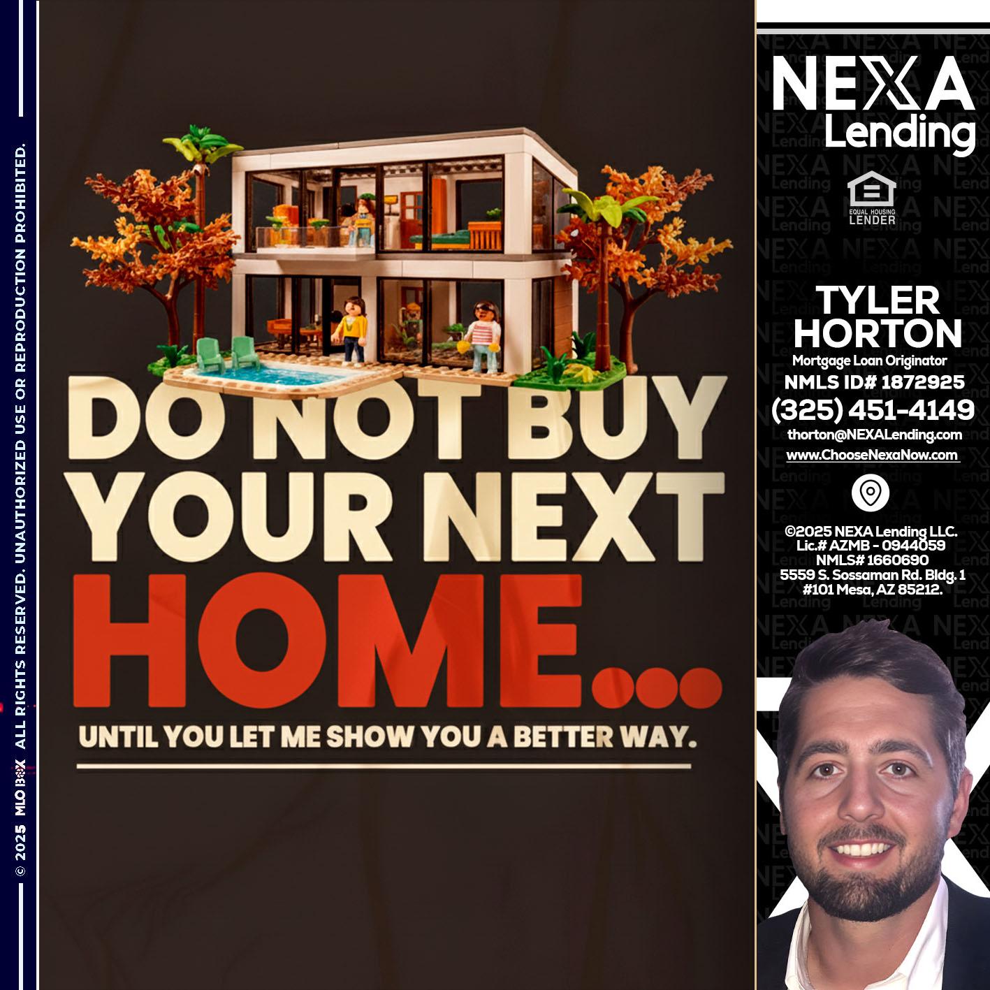 DO NOT BUY - Tyler Horton -Mortgage Loan Originator