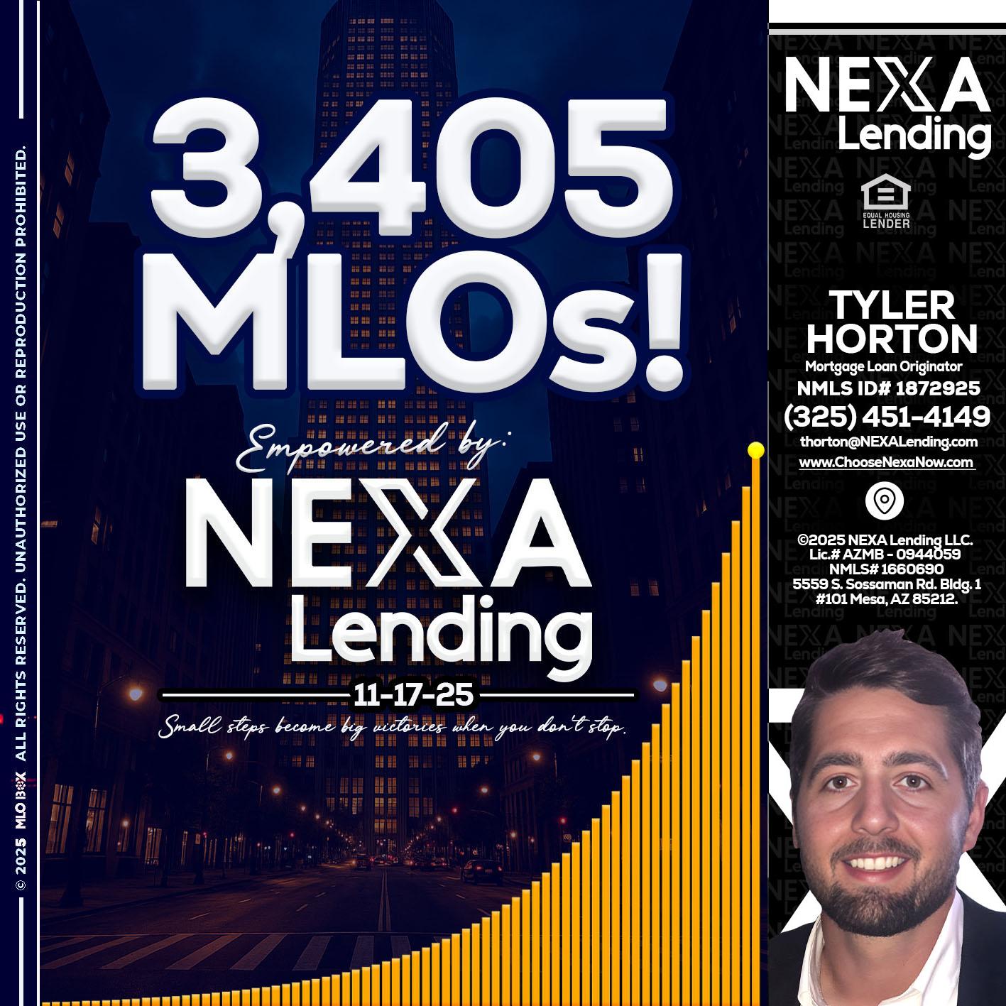3405 MLOs - Tyler Horton -Mortgage Loan Originator