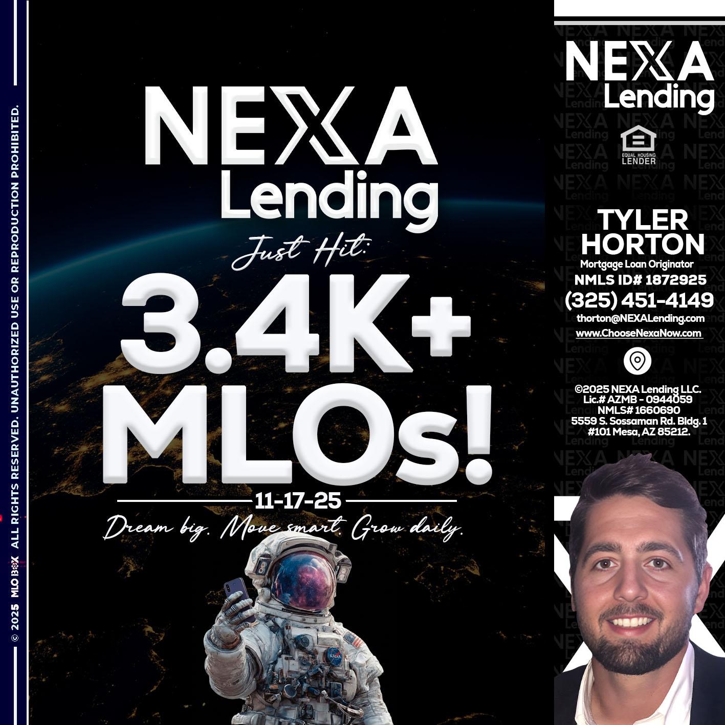 3.4K MLOs - Tyler Horton -Mortgage Loan Originator
