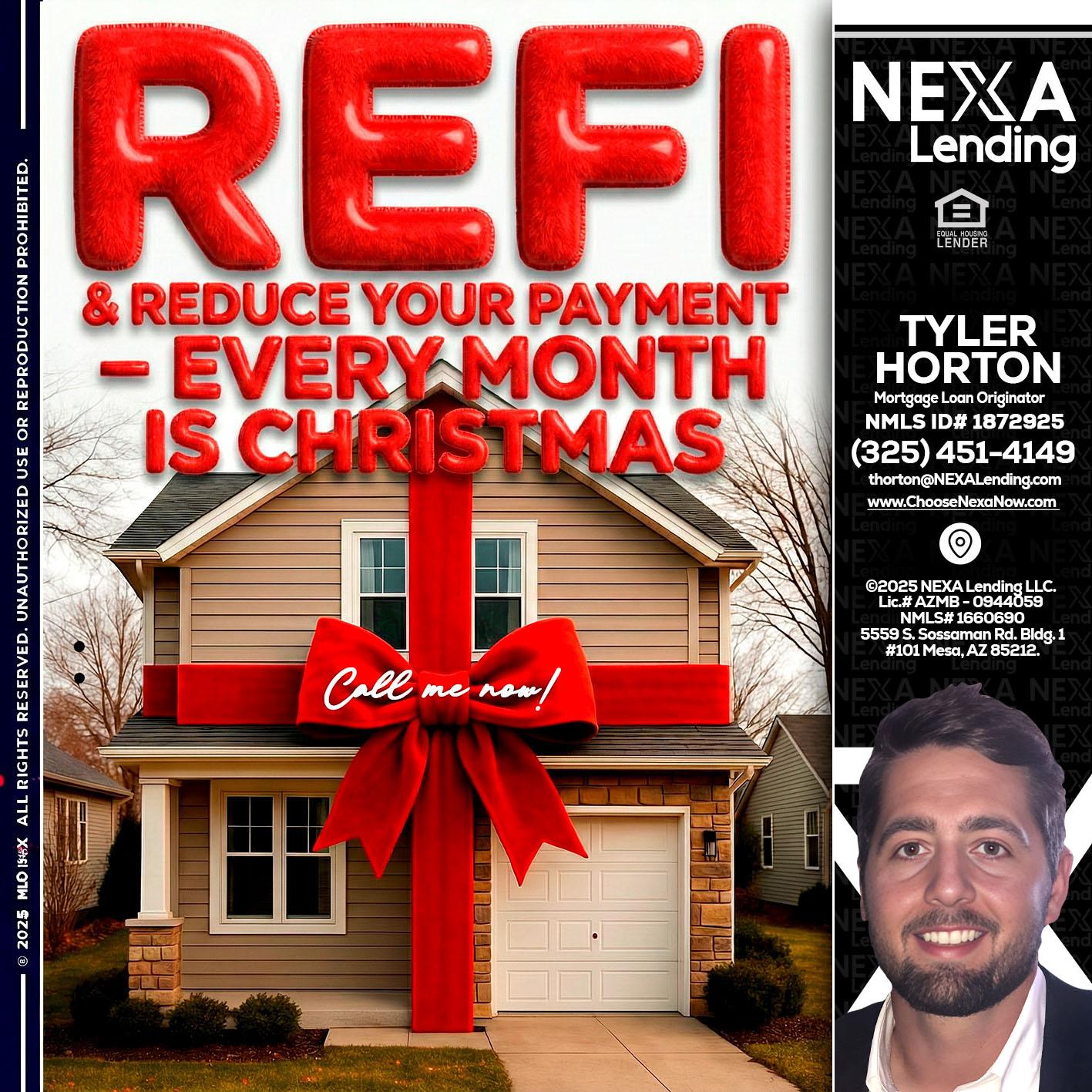 REFI - Tyler Horton -Mortgage Loan Originator