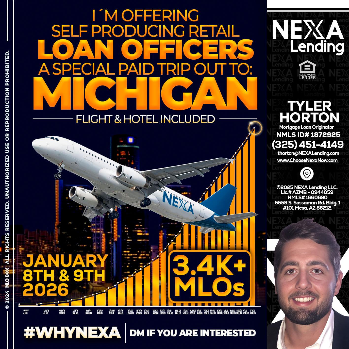 MICHIGAN TRIP - Tyler Horton -Mortgage Loan Originator