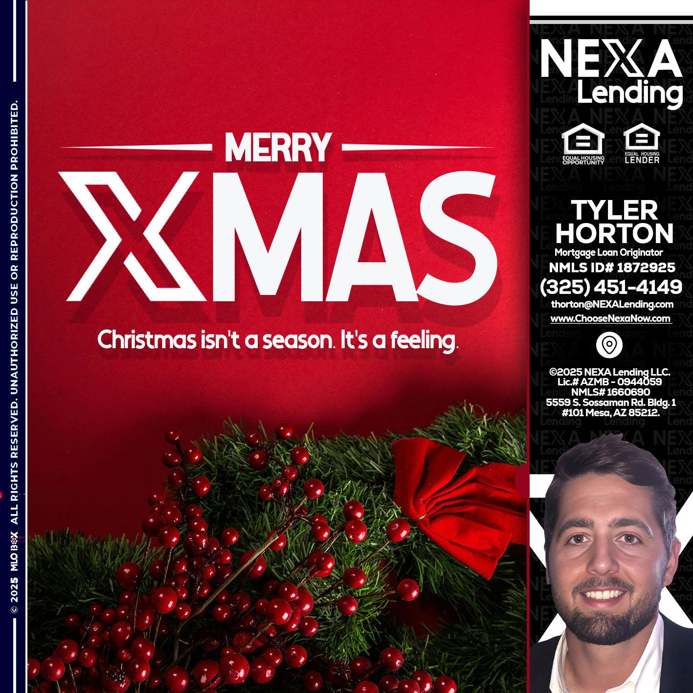 merry xmas - Tyler Horton -Mortgage Loan Originator