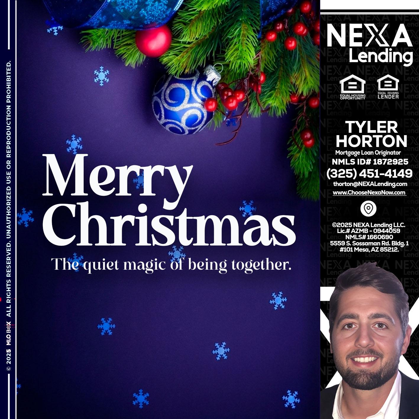 merry christmas - Tyler Horton -Mortgage Loan Originator