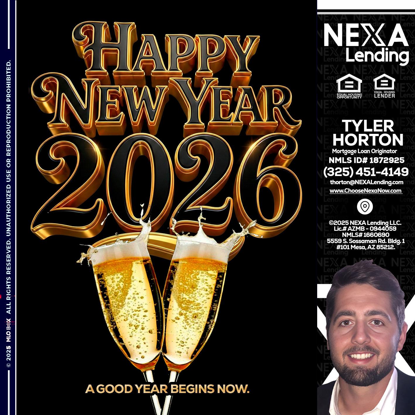 happy new year 2026 - Tyler Horton -Mortgage Loan Originator