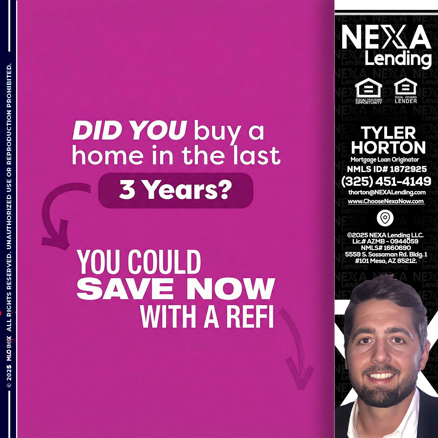 did you - Tyler Horton -Mortgage Loan Originator