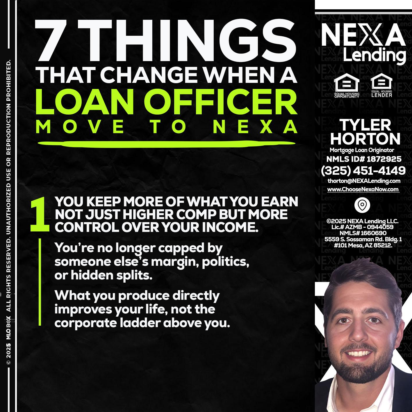 7 THINGS (1) - Tyler Horton -Mortgage Loan Originator