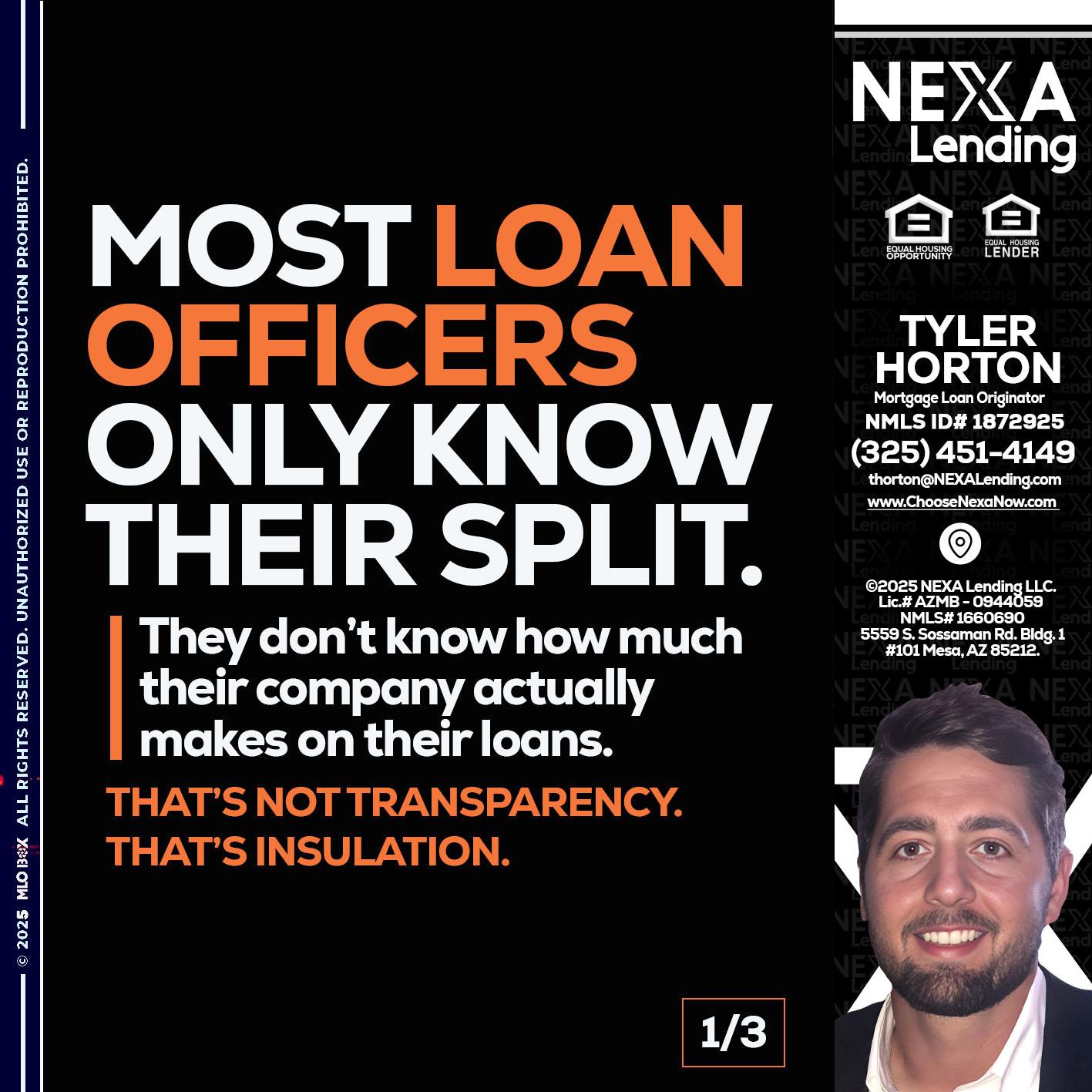 1 OF 3 - Tyler Horton -Mortgage Loan Originator