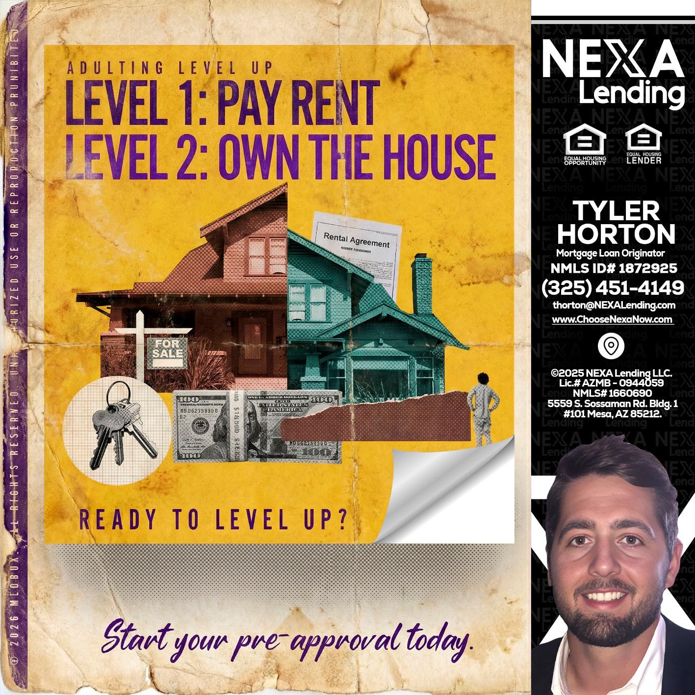 LEVEL 1 - Tyler Horton -Mortgage Loan Originator