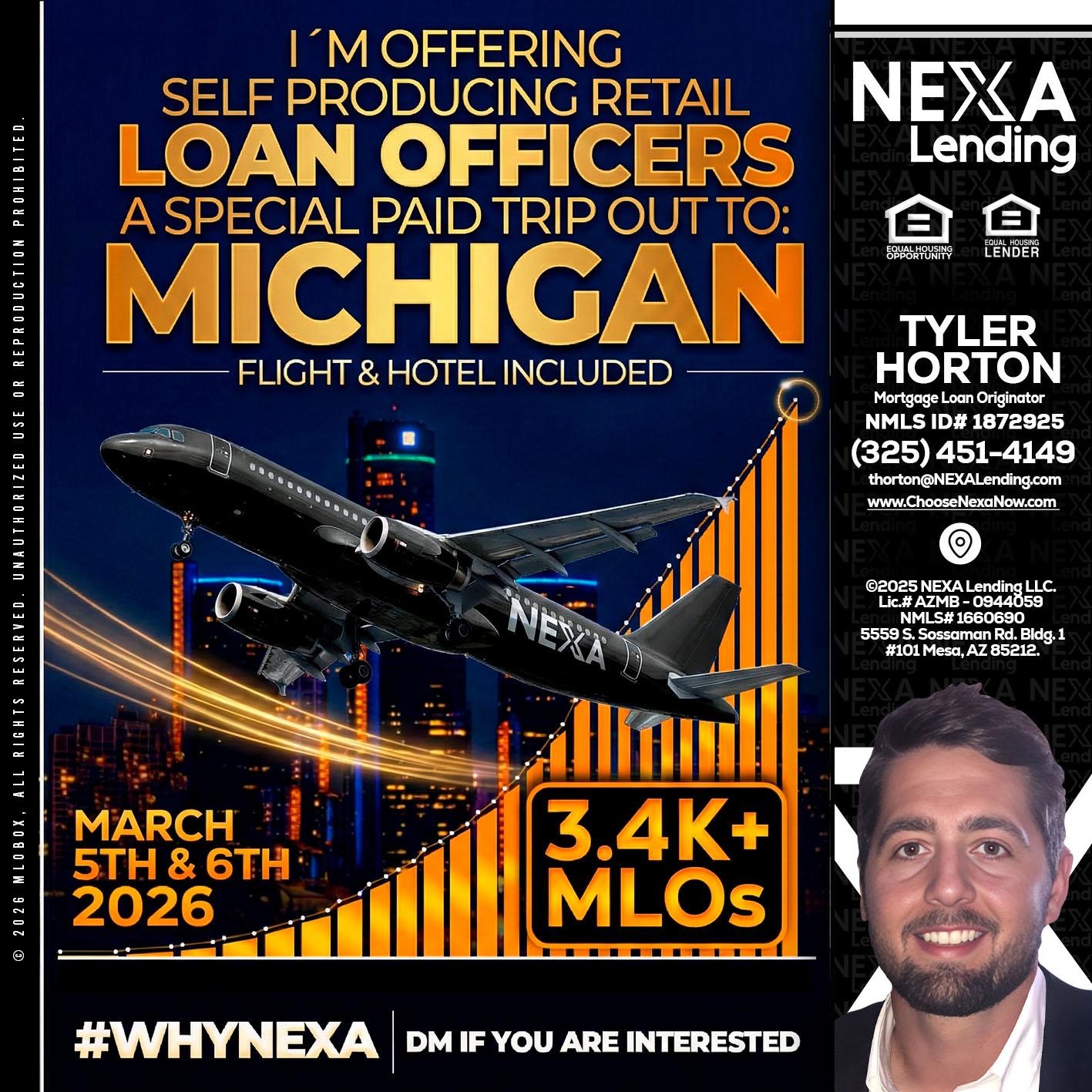 MICHIGAN - Tyler Horton -Mortgage Loan Originator