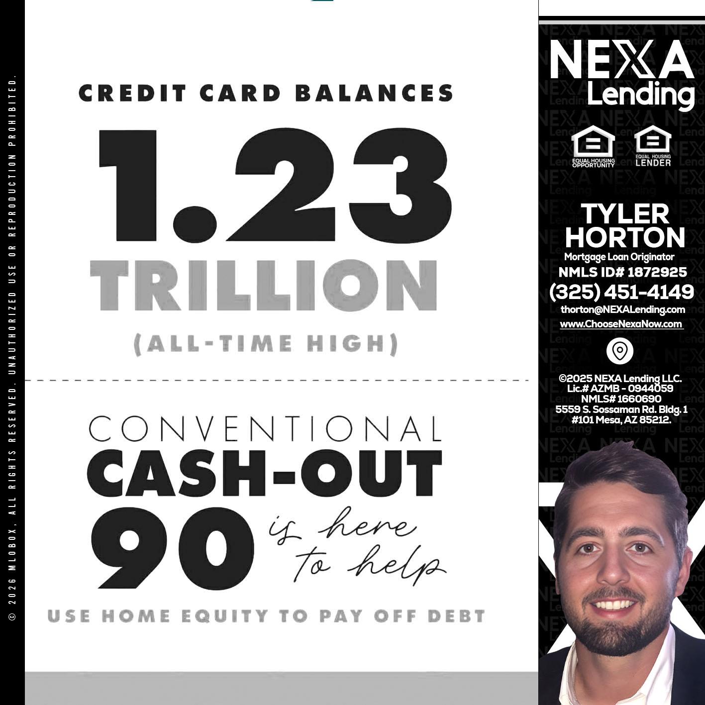 CREDIT CARD BALANCE - Tyler Horton -Mortgage Loan Originator