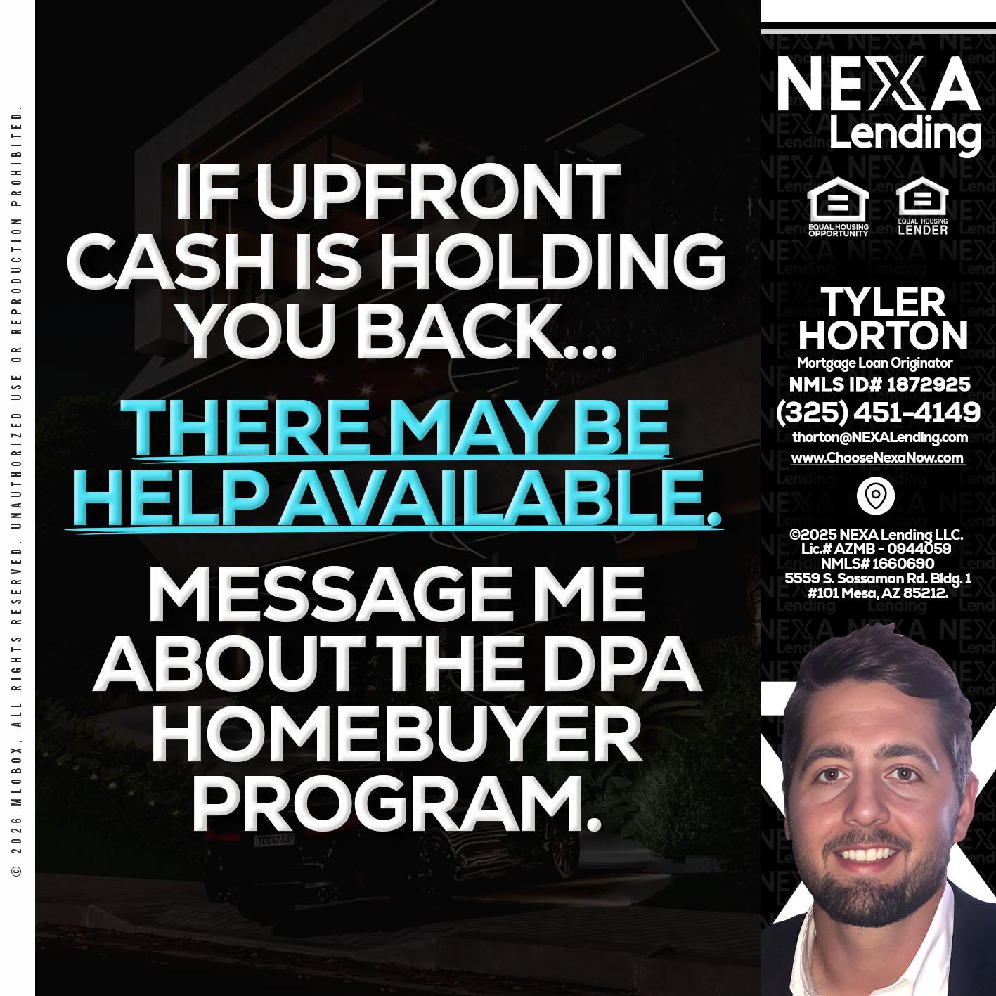 IF UPFRONT - Tyler Horton -Mortgage Loan Originator