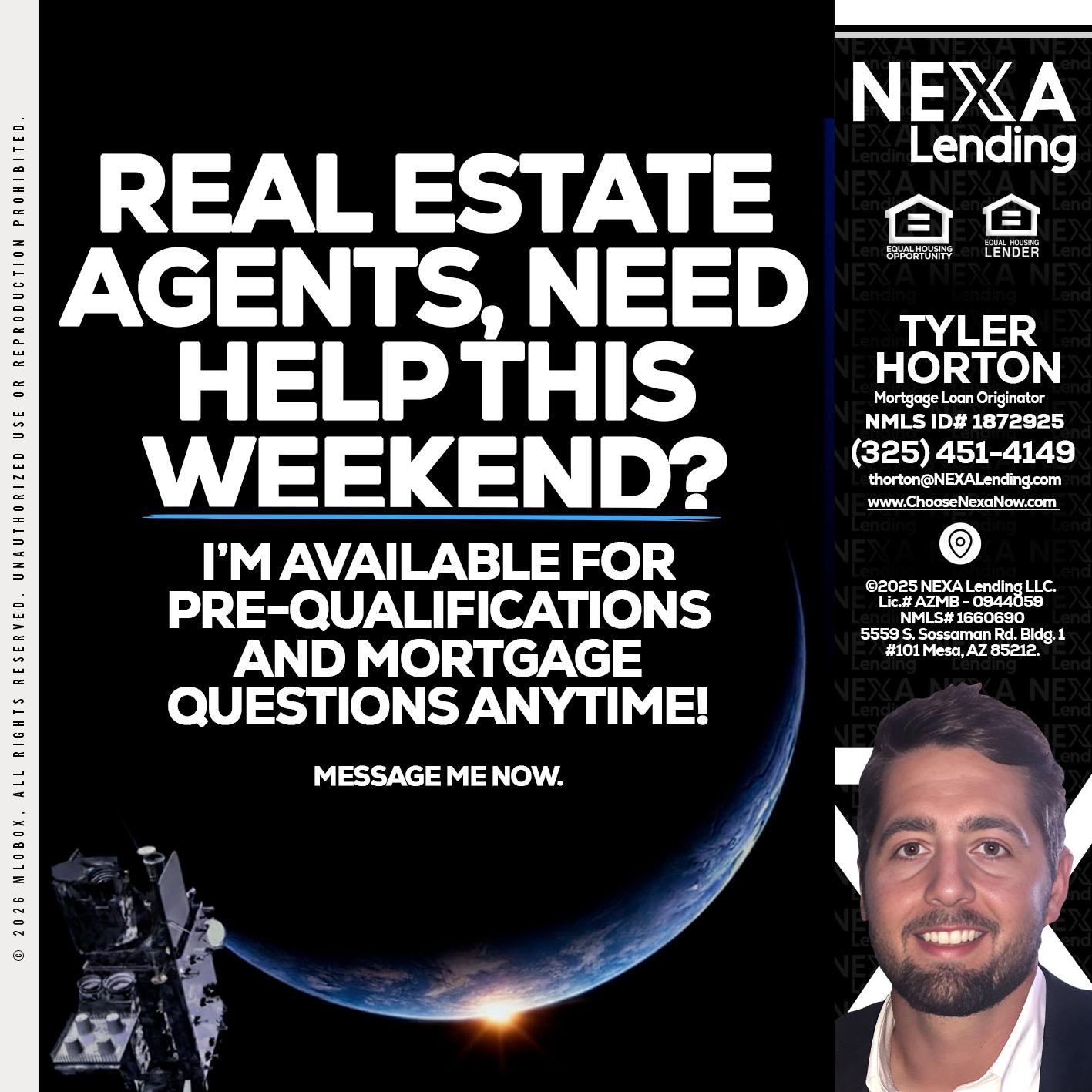 REAL ESTATE AGENTS - Tyler Horton -Mortgage Loan Originator