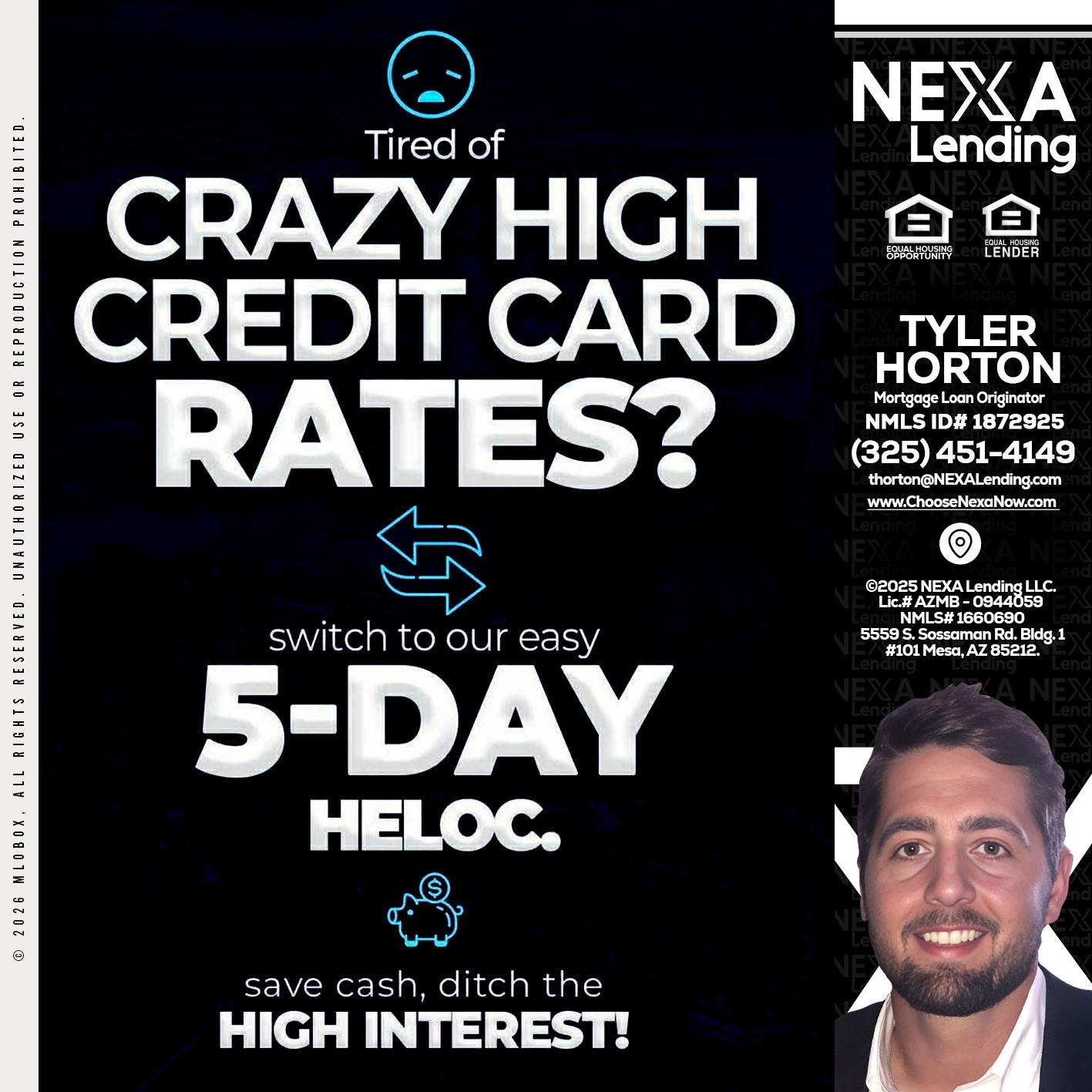 CRAZY HIGH - Tyler Horton -Mortgage Loan Originator