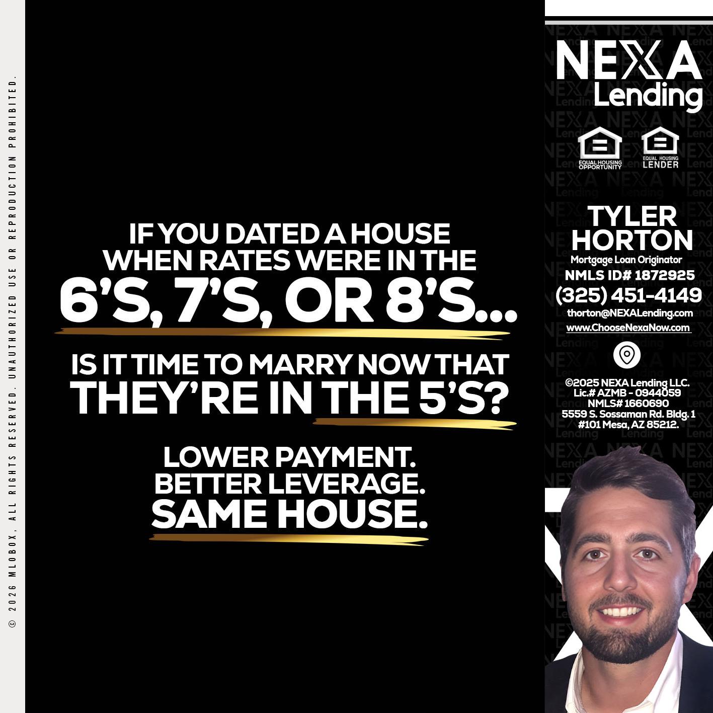 if you dated a house - Tyler Horton -Mortgage Loan Originator