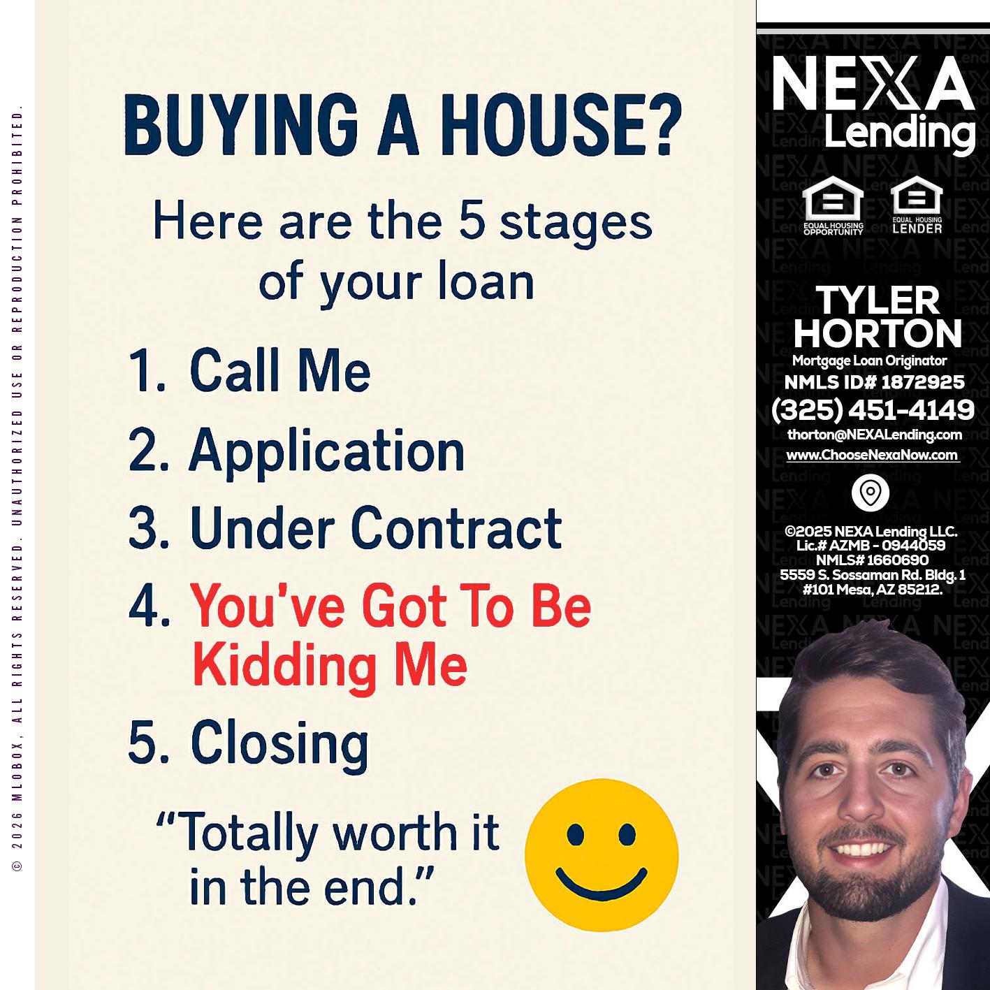 BUYING A HOUSE - Tyler Horton -Mortgage Loan Originator