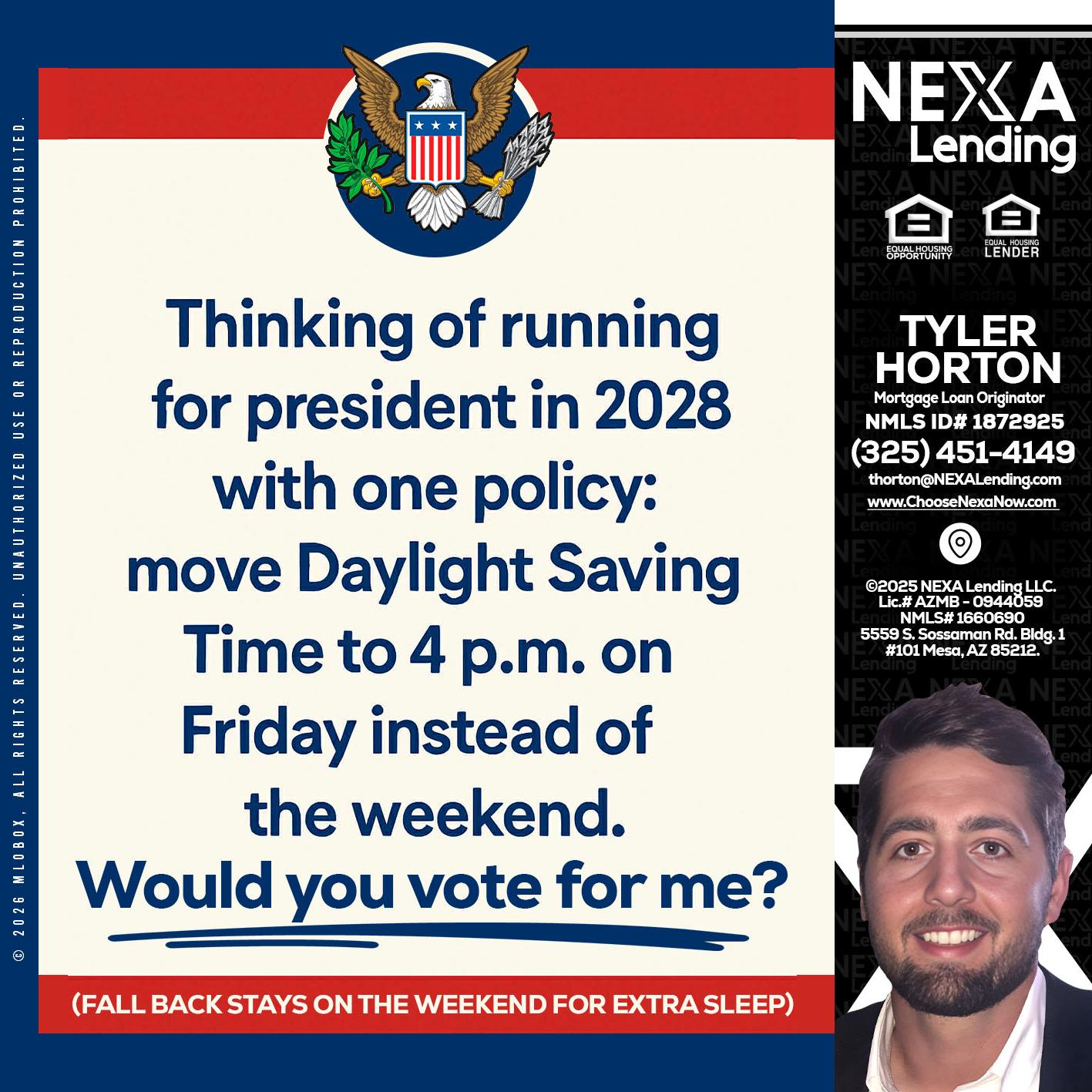 THINKING OF RUNING - Tyler Horton -Mortgage Loan Originator