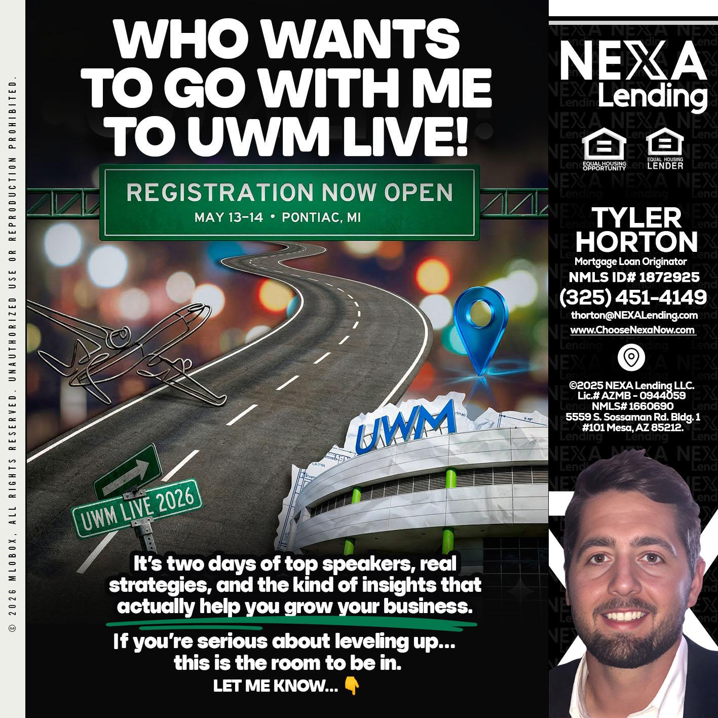 WHO WANTS - Tyler Horton -Mortgage Loan Originator