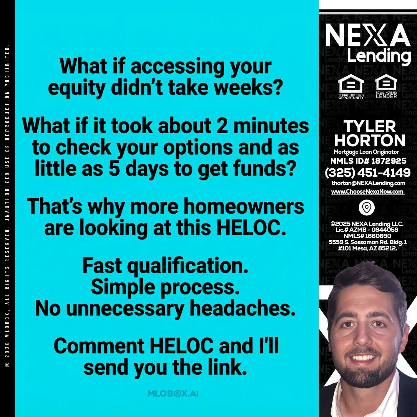 what if - Tyler Horton -Mortgage Loan Originator