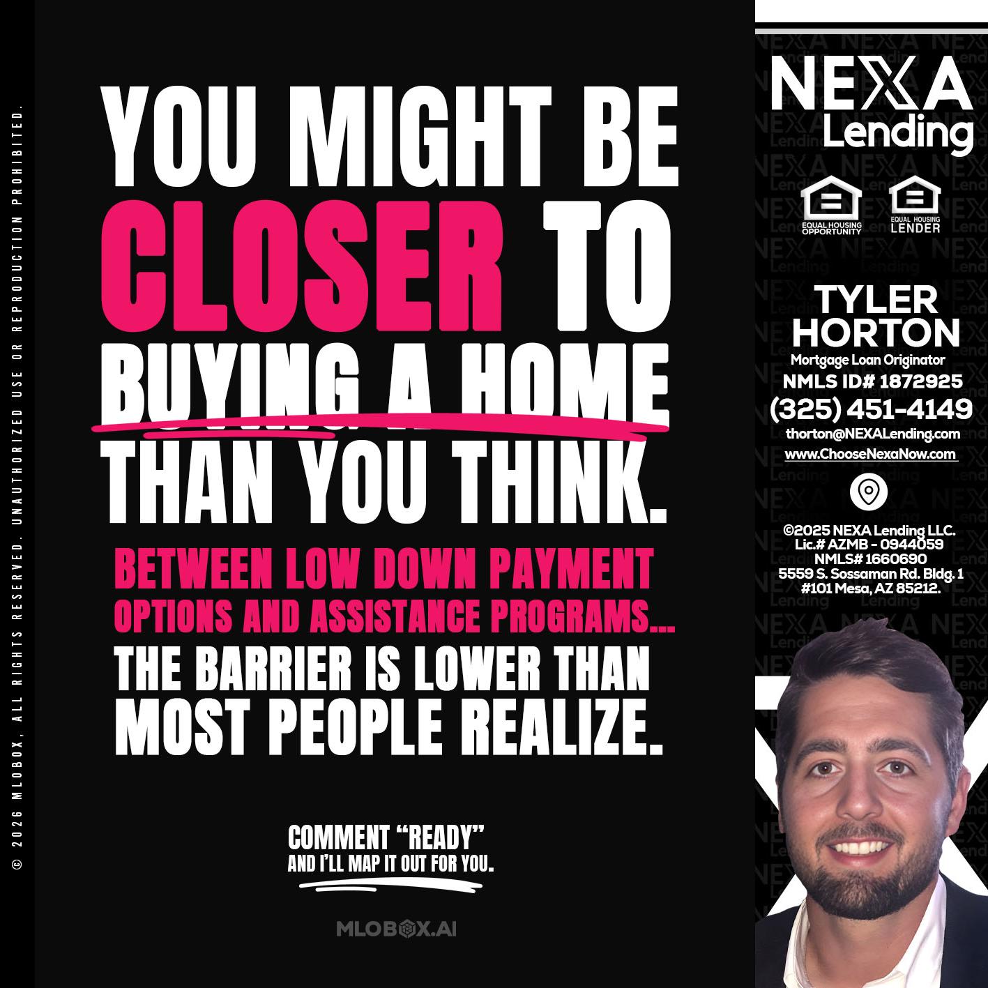 YOU MIGHT BE - Tyler Horton -Mortgage Loan Originator