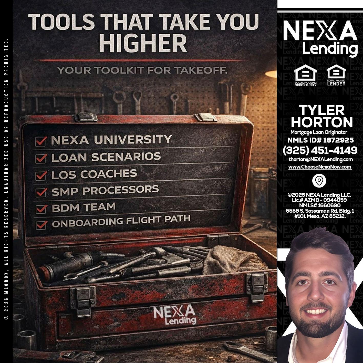 TOOLS THAT - Tyler Horton -Mortgage Loan Originator