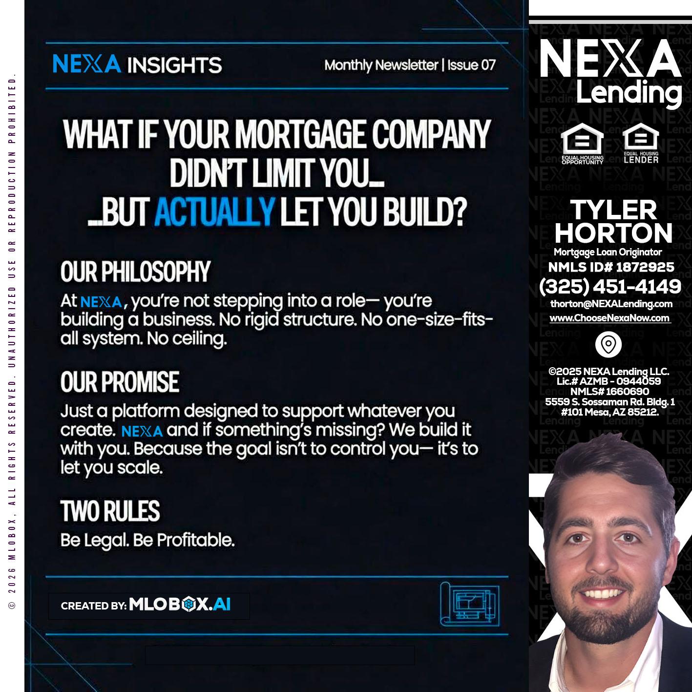 NEXA INSIGHTS - Tyler Horton -Mortgage Loan Originator