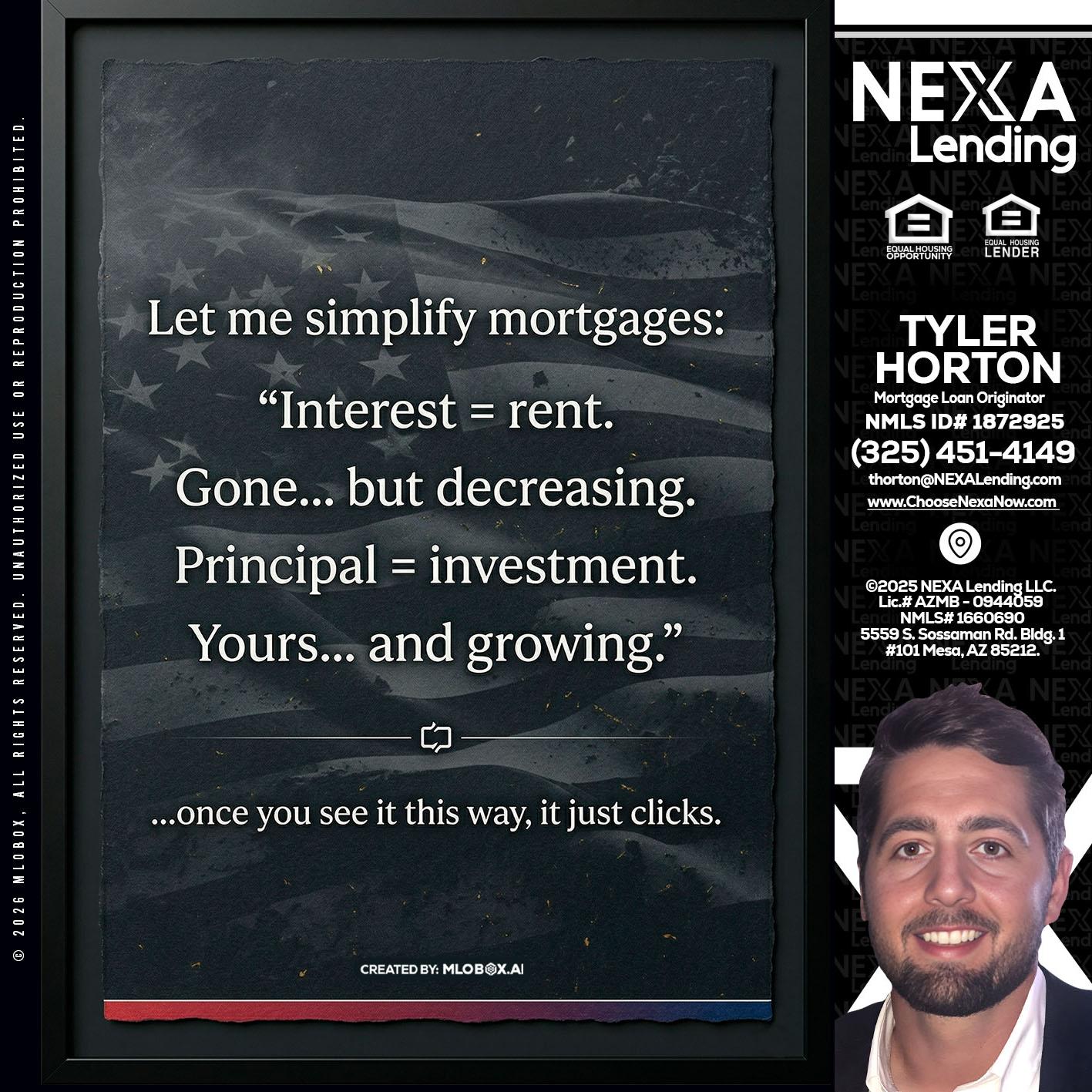 LET ME SIMPLIFY - Tyler Horton -Mortgage Loan Originator