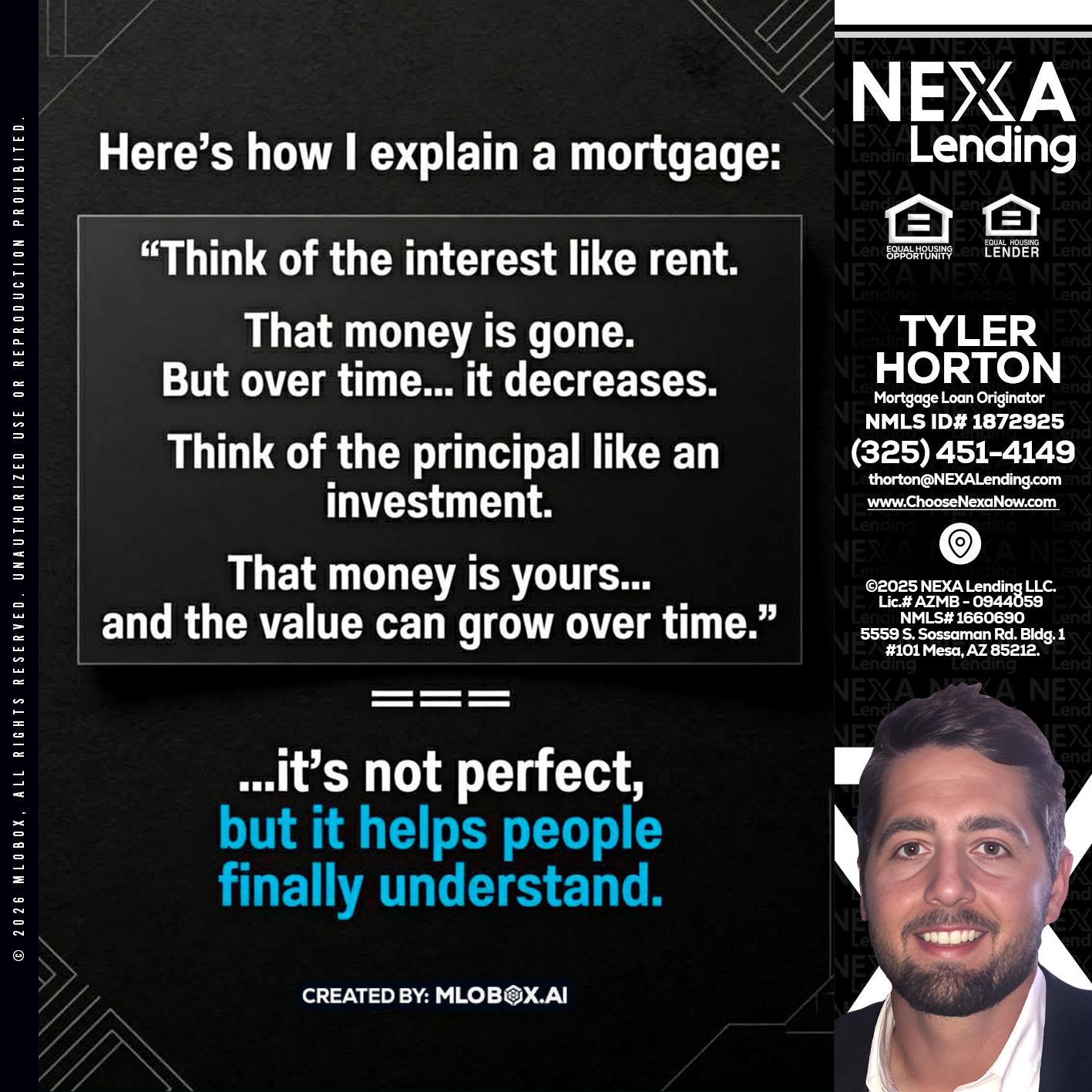 HERES NOW - Tyler Horton -Mortgage Loan Originator
