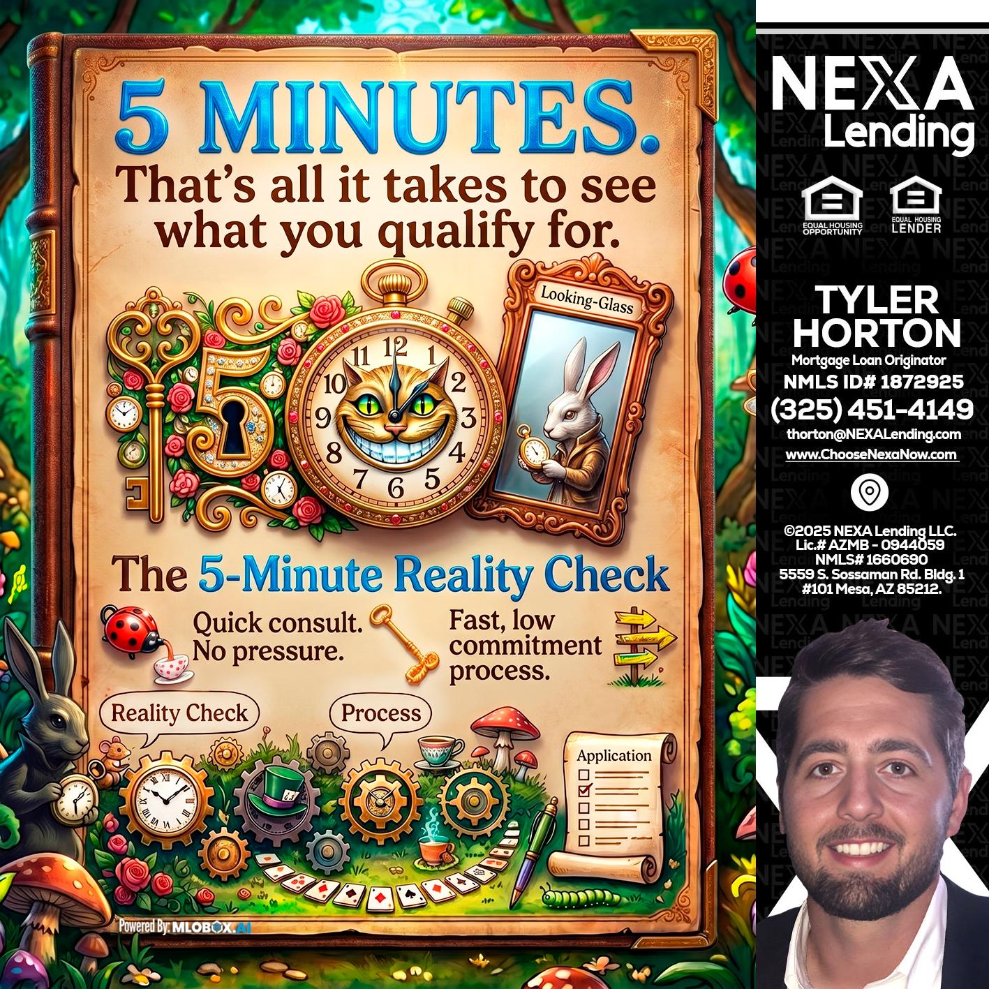 Reality Check! - Tyler Horton -Mortgage Loan Originator