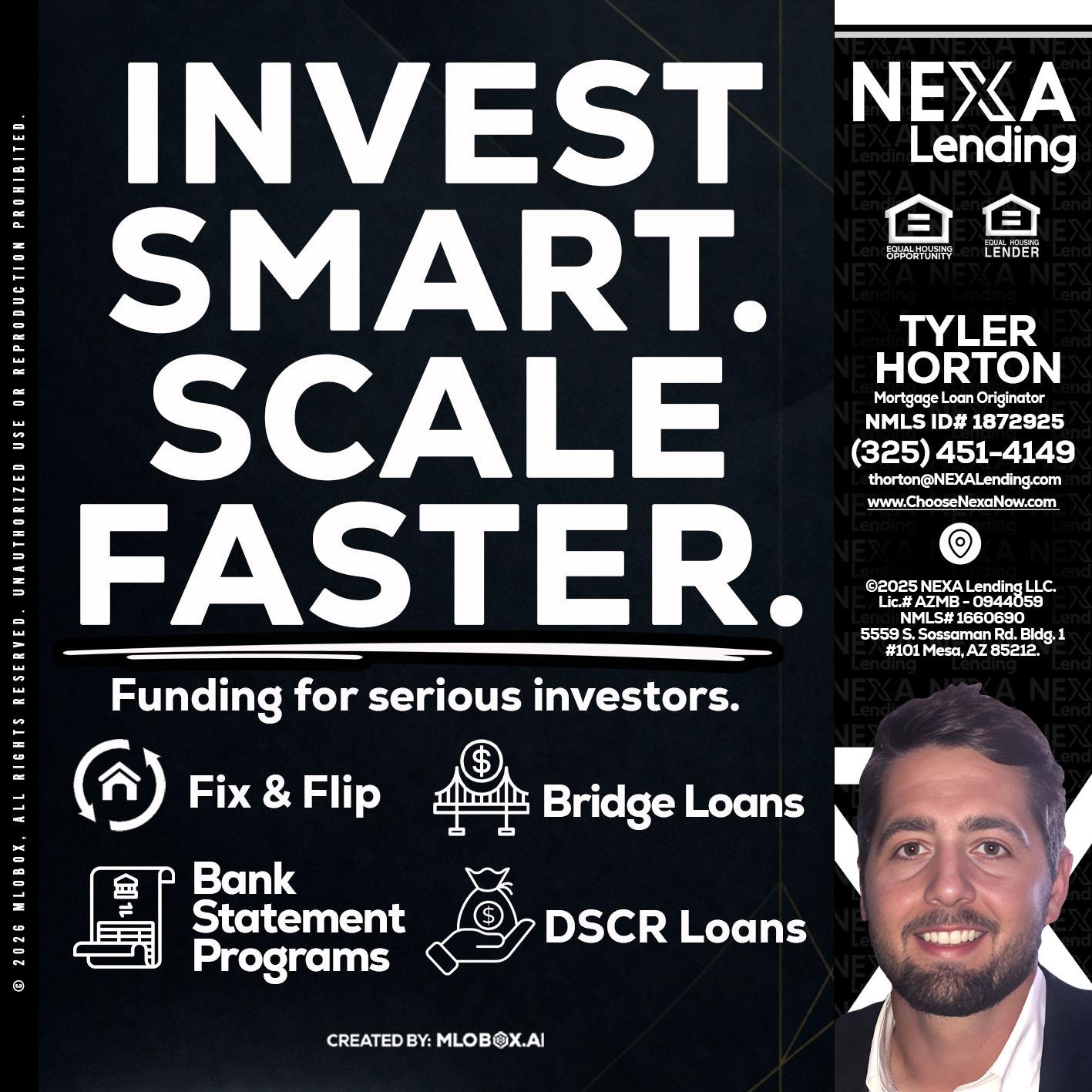 INVEST SMART - Tyler Horton -Mortgage Loan Originator