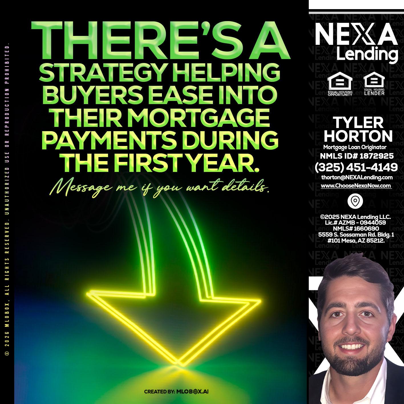 THERES A STATEGY - Tyler Horton -Mortgage Loan Originator