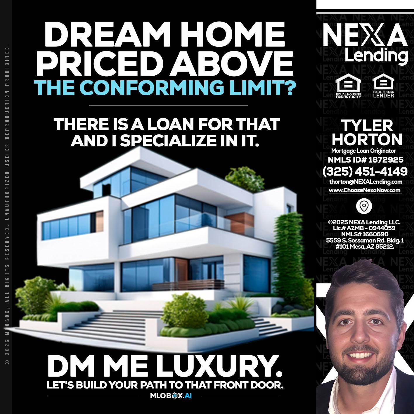 DREAM HOME - Tyler Horton -Mortgage Loan Originator