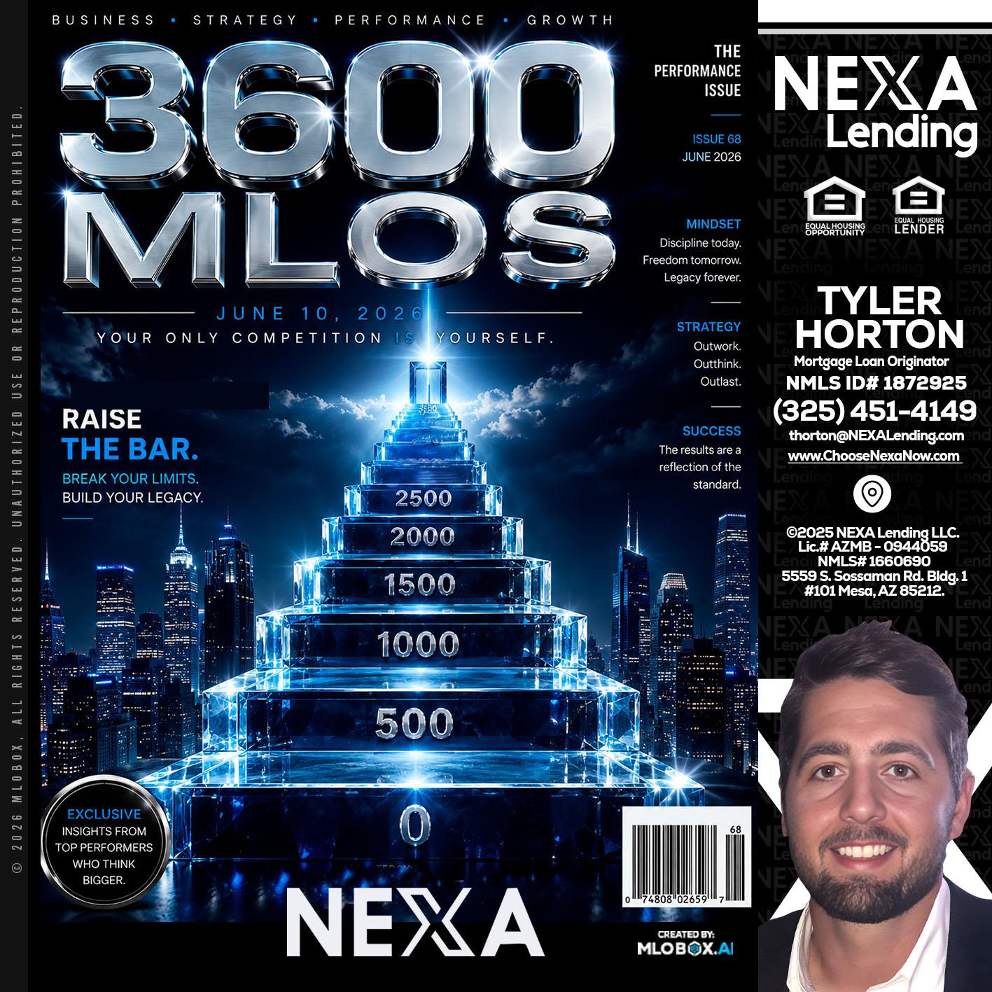 3600 MLOs - Tyler Horton -Mortgage Loan Originator