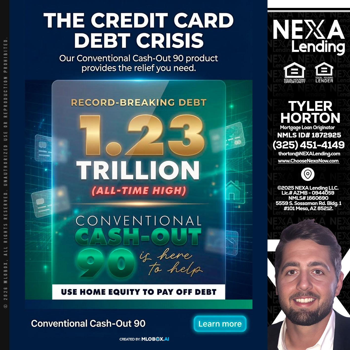 THE CREDIT CARD - Tyler Horton -Mortgage Loan Originator