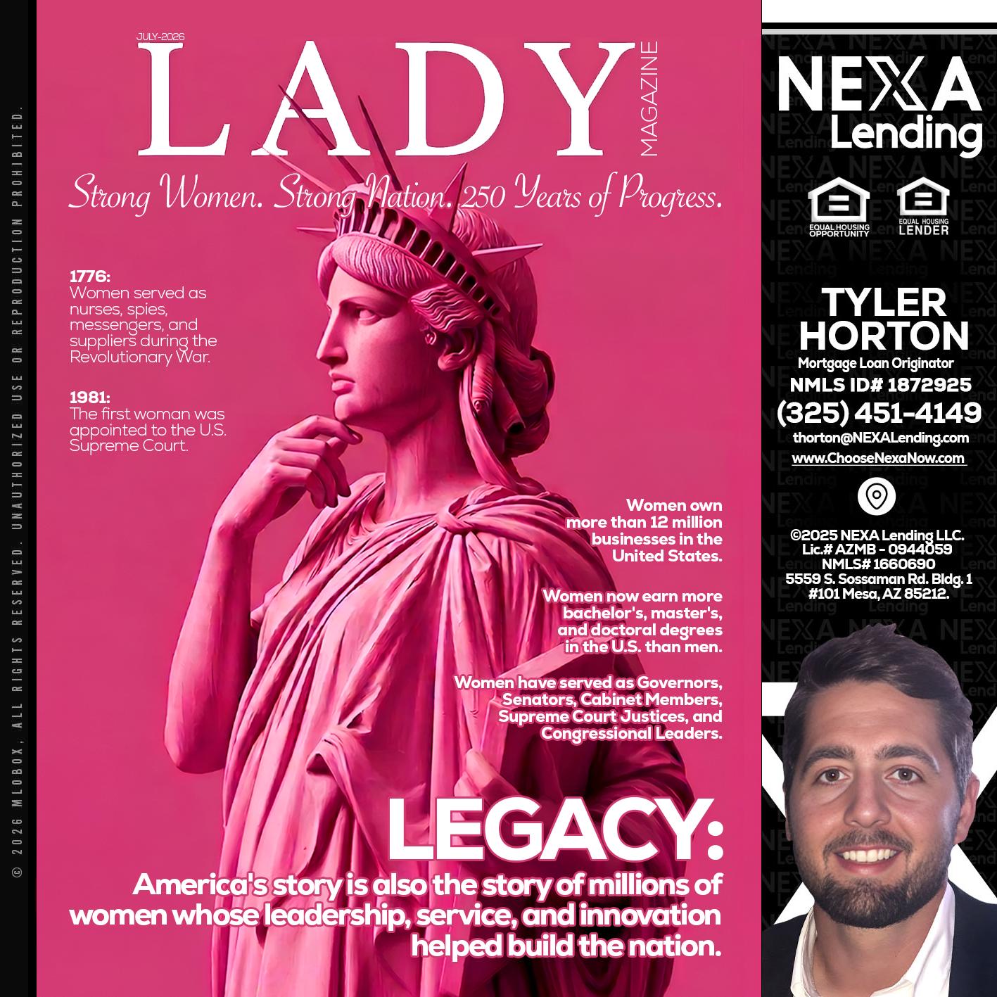 LADY LIBERTY! - Tyler Horton -Mortgage Loan Originator