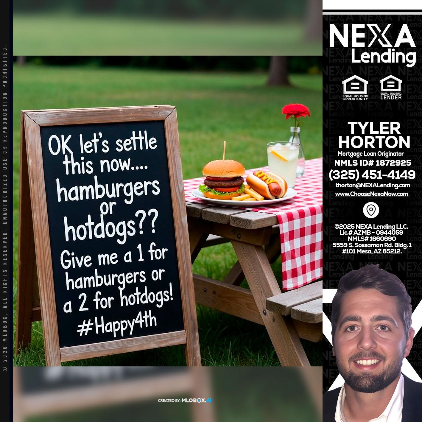 let settle this - Tyler Horton -Mortgage Loan Originator