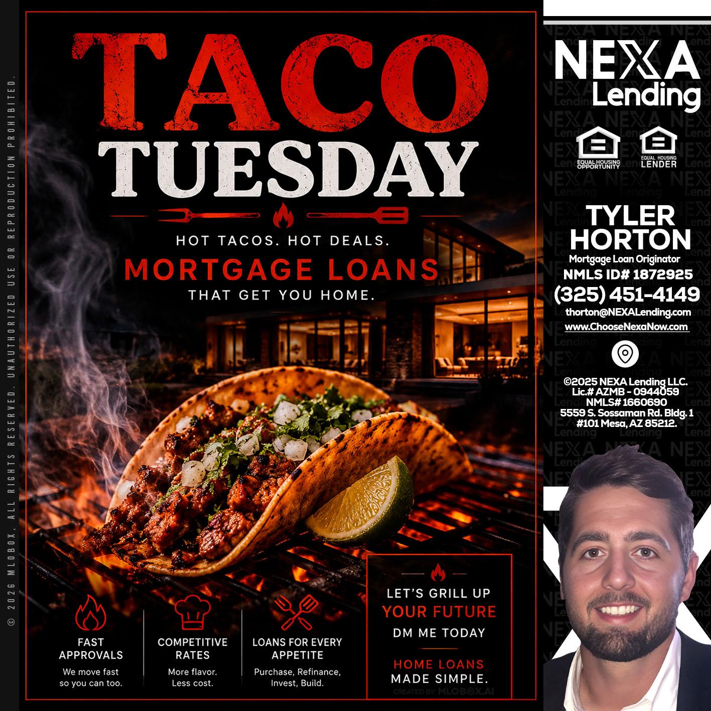 TACO TUESDAY - Tyler Horton -Mortgage Loan Originator