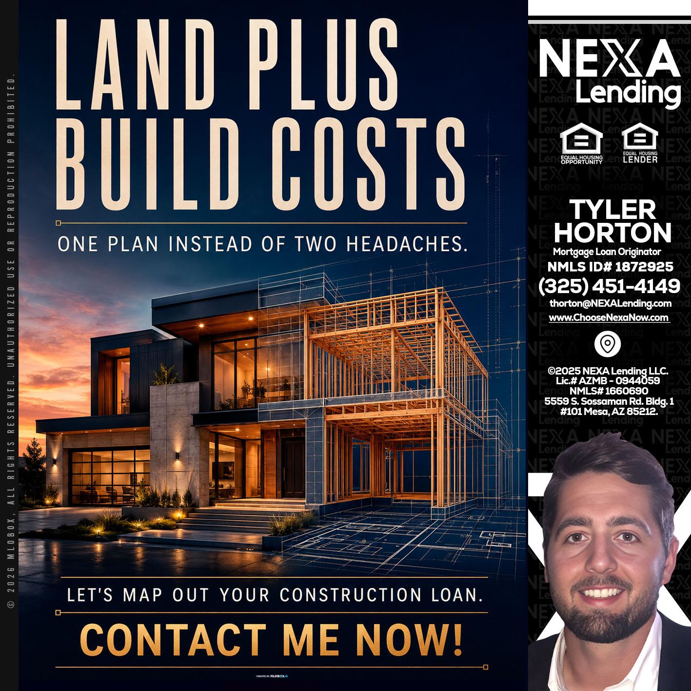 LAND PLUS - Tyler Horton -Mortgage Loan Originator
