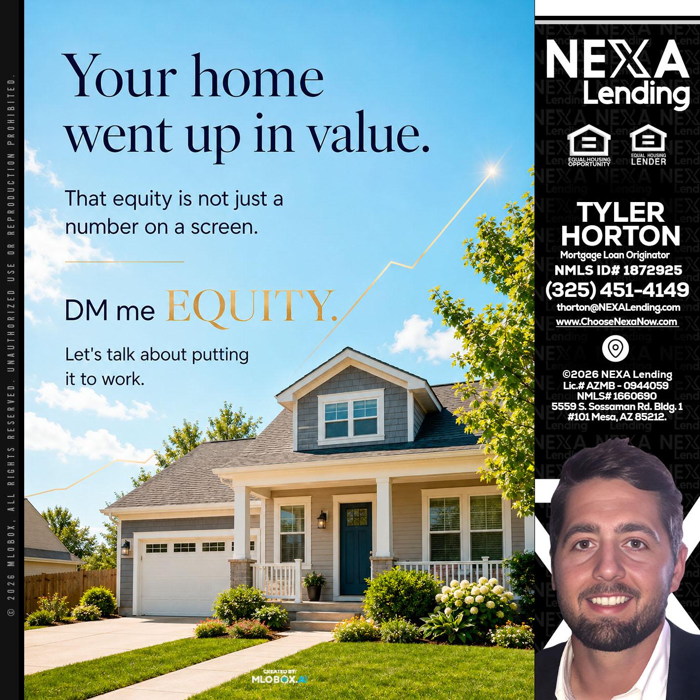 YOUR HOME - Tyler Horton -Mortgage Loan Originator