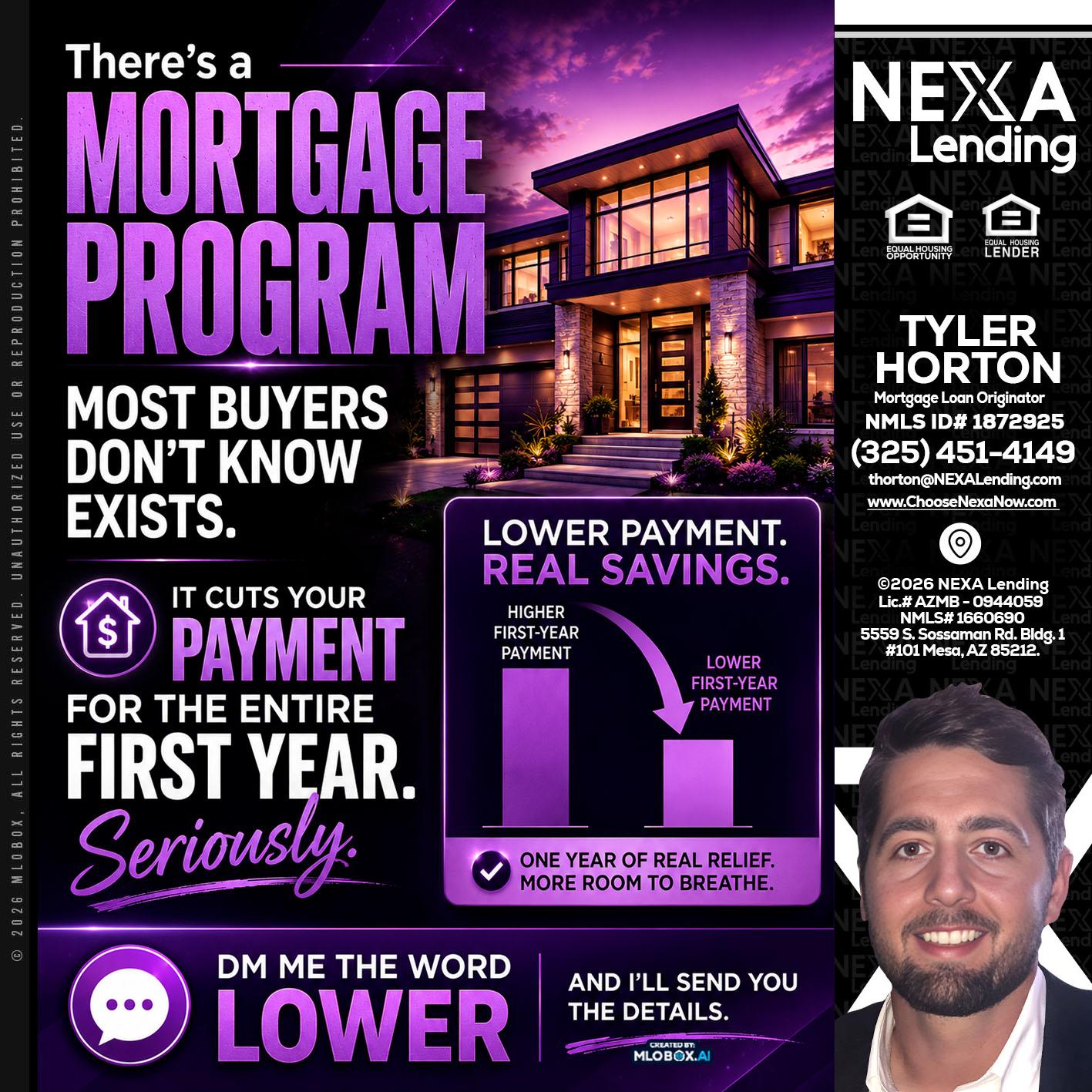 MORTGAGE PROGRAM - Tyler Horton -Mortgage Loan Originator